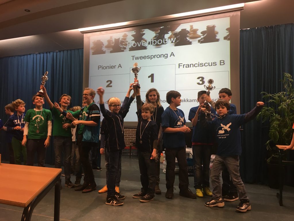 Winnaars Bovenbouw Schoolschaaktoernooi 2017